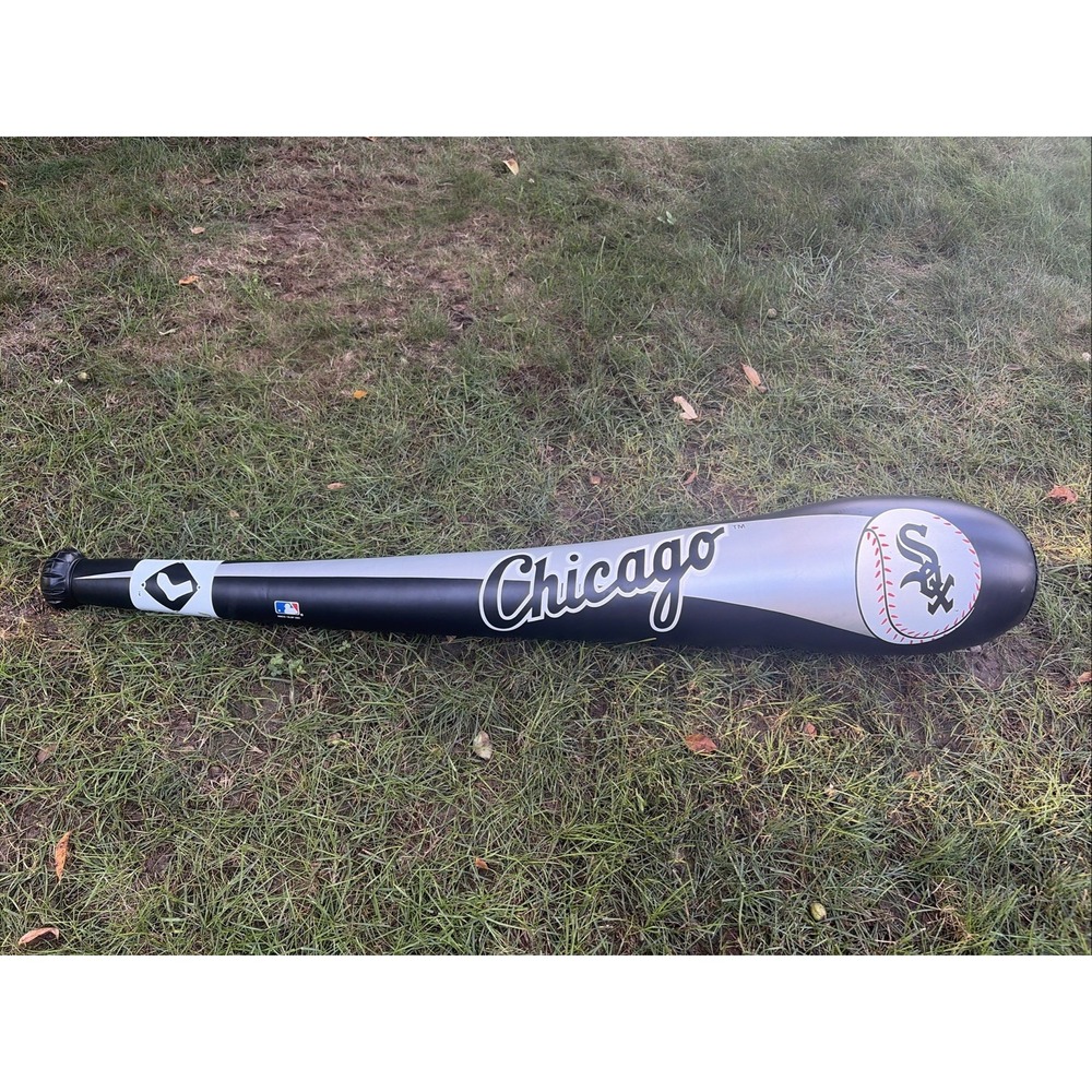 Vintage Chicago White Sox 60" Long Inflatable Baseball Bat 2005 Man Cave